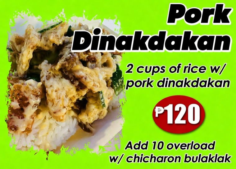 Pork Dinakdakan with Rice Price
