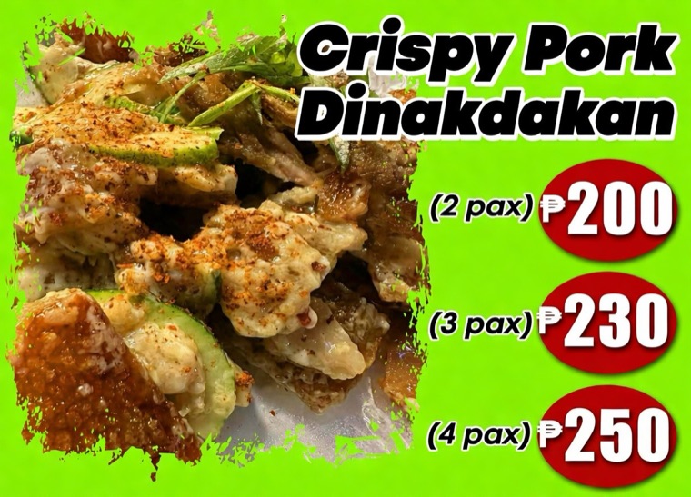 Crispy Pork Dinakdakan Price